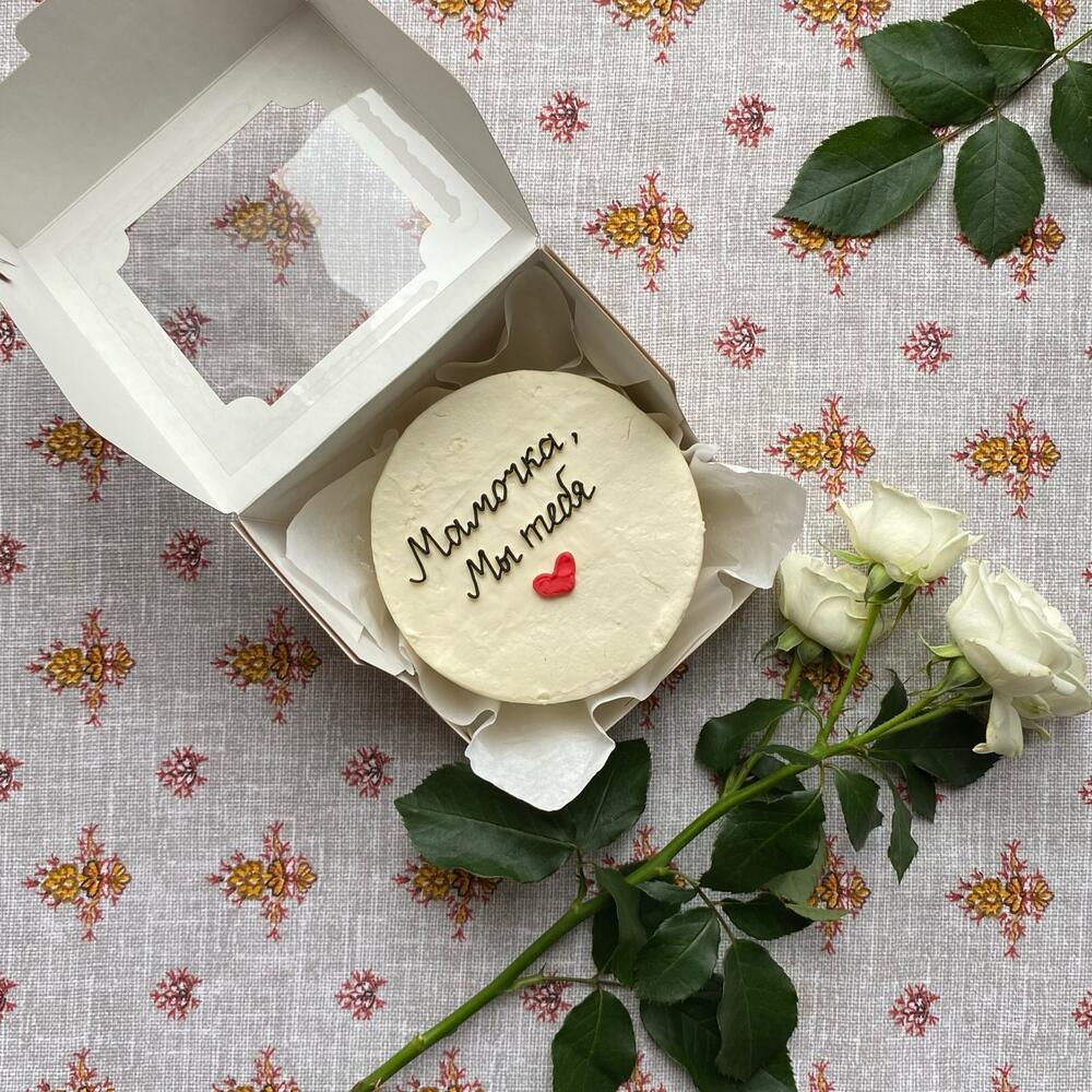 Бенто торт «Мамочка мы тебя️ ️»