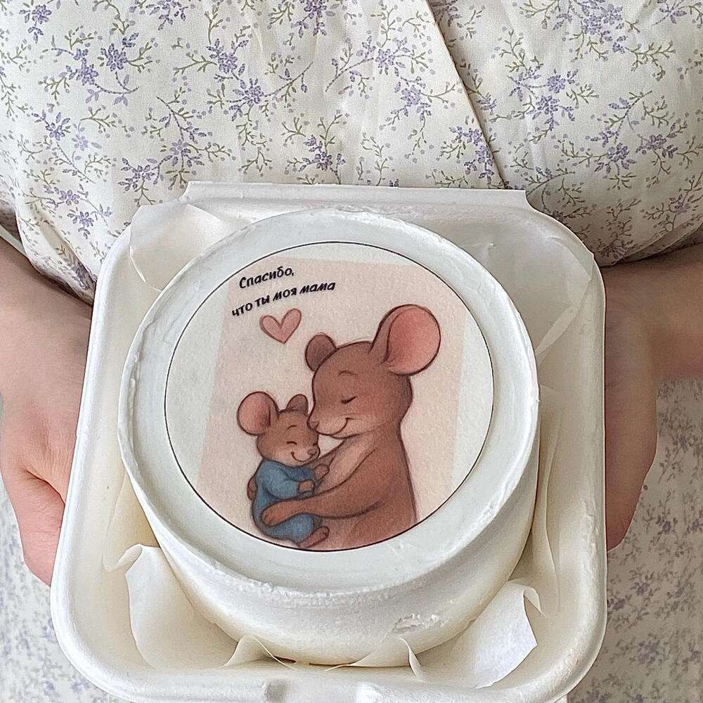 Бенто торт мамочке «спасибо, что ты моя мама»