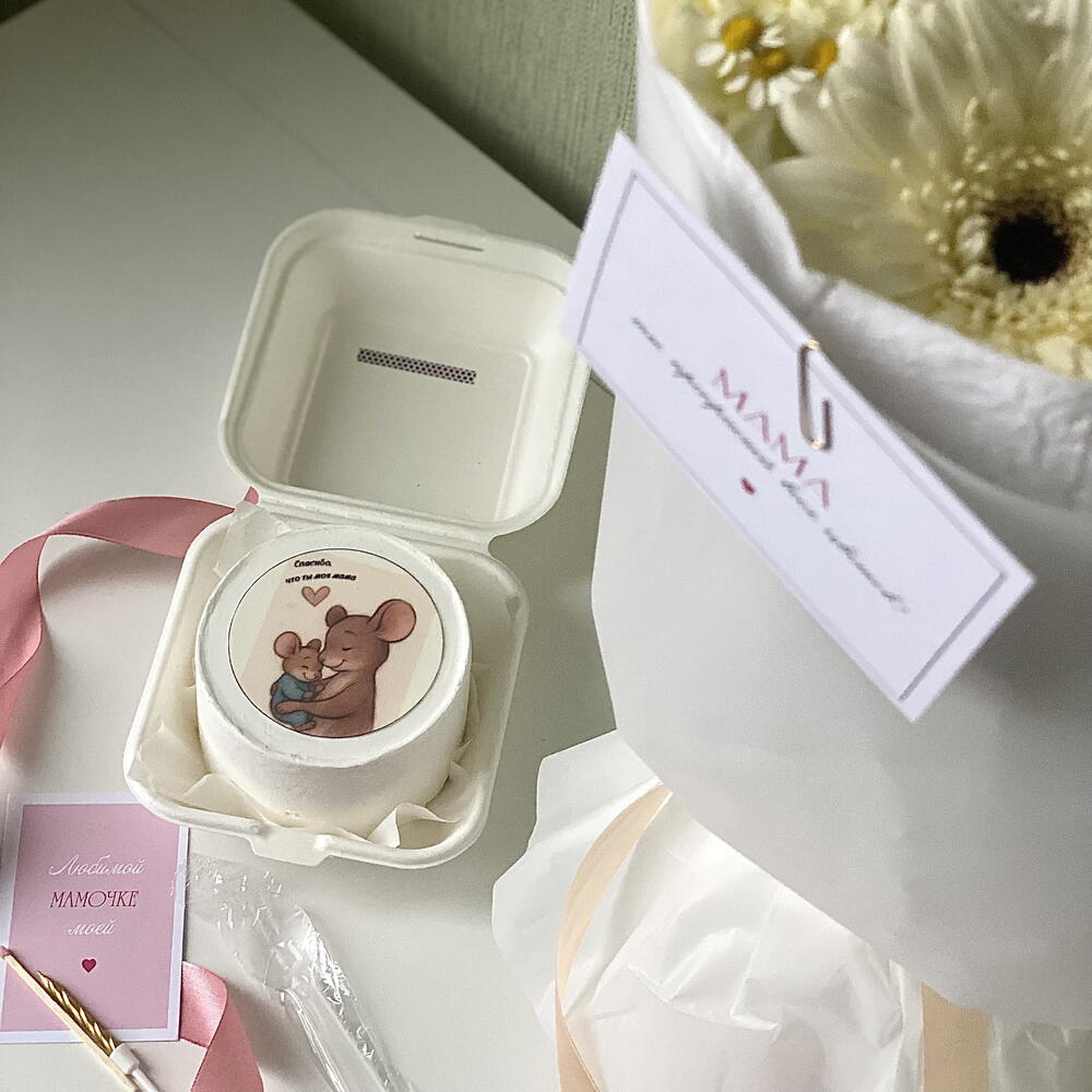 Бенто торт мамочке «спасибо, что ты моя мама»