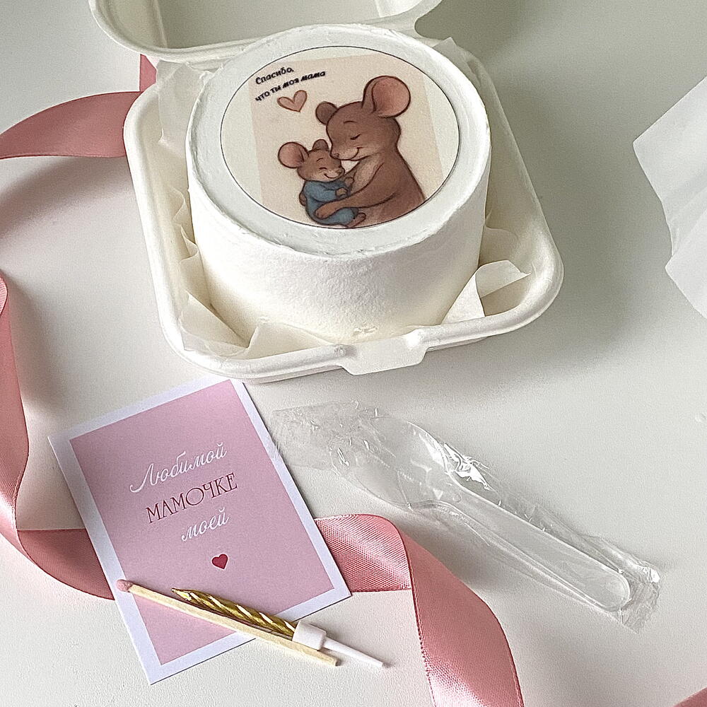 Бенто торт мамочке «спасибо, что ты моя мама»