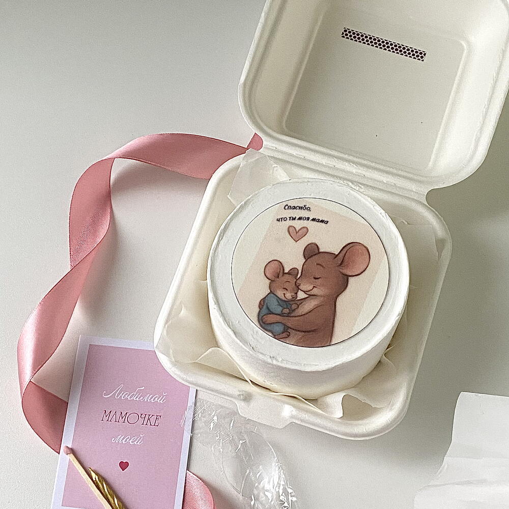 Бенто торт мамочке «спасибо, что ты моя мама»