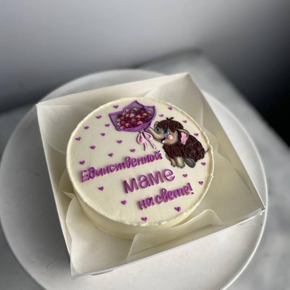 Бенто торт «мамонтенок»