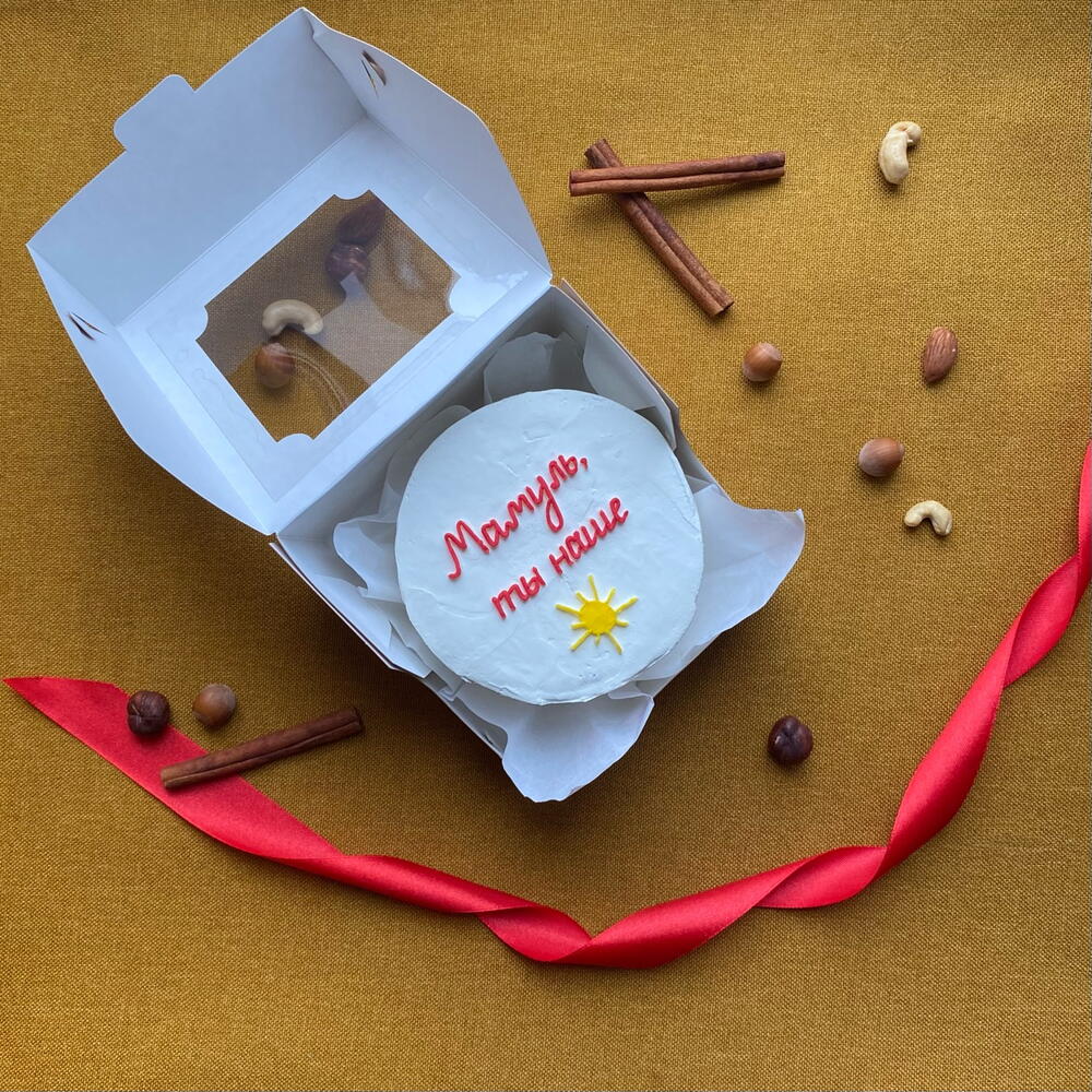 Бенто торт «Мамуль, ты наше ️»