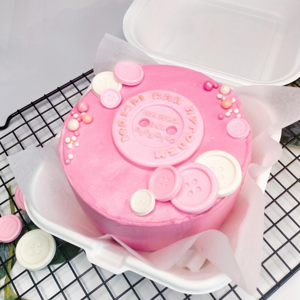 Бенто торт "Мамы как пуговки, на них всё держится"