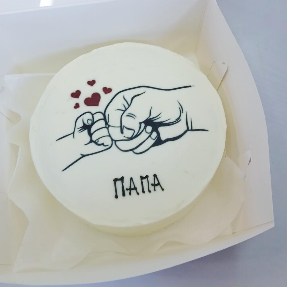 Бенто торт max., большой, Папе