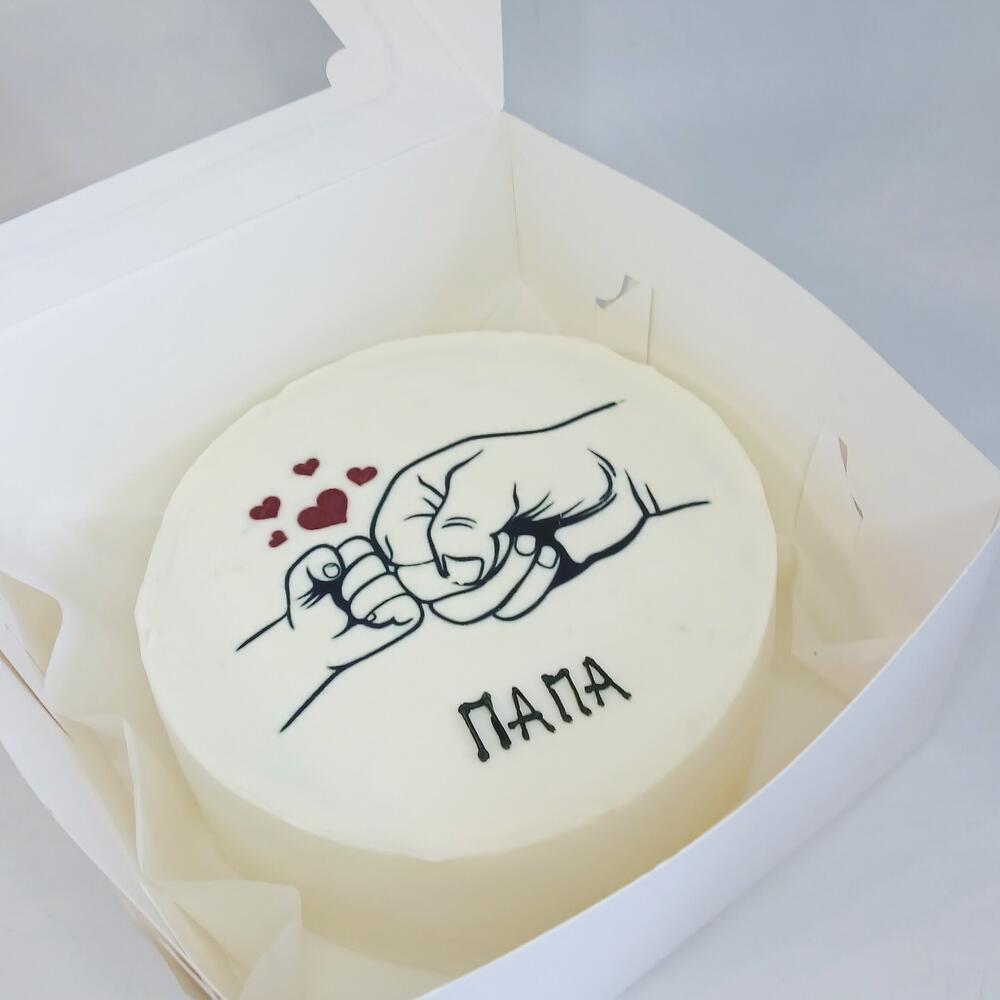 Бенто торт max., большой, Папе