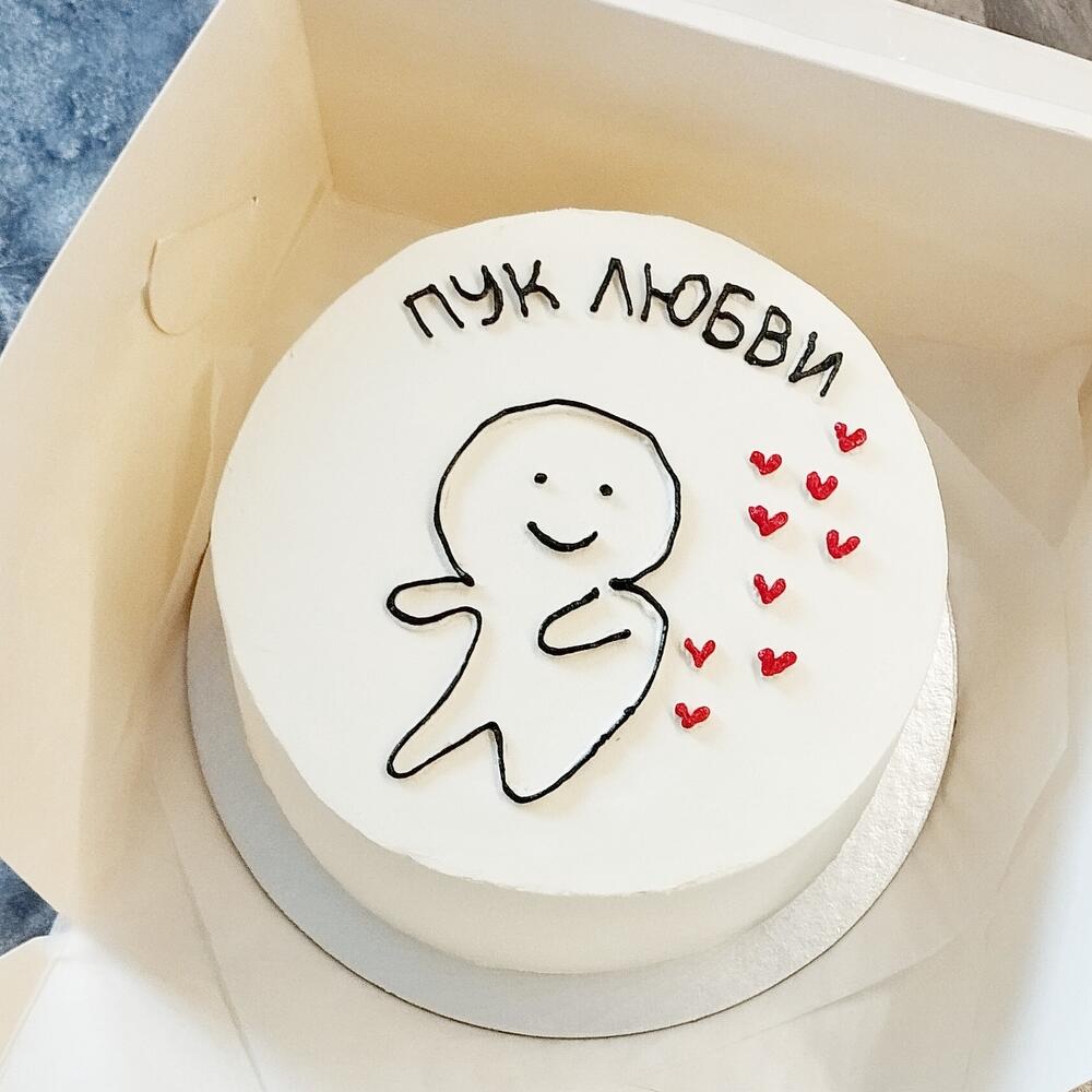 Бенто торт maxi Пук любви ,бенто на день Святого Валентина