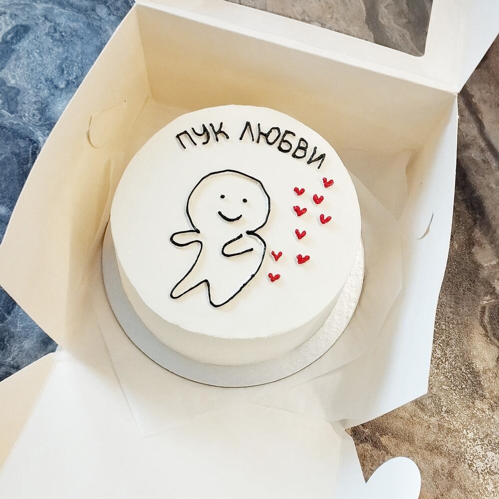 Бенто торт maxi Пук любви ,бенто на день Святого Валентина