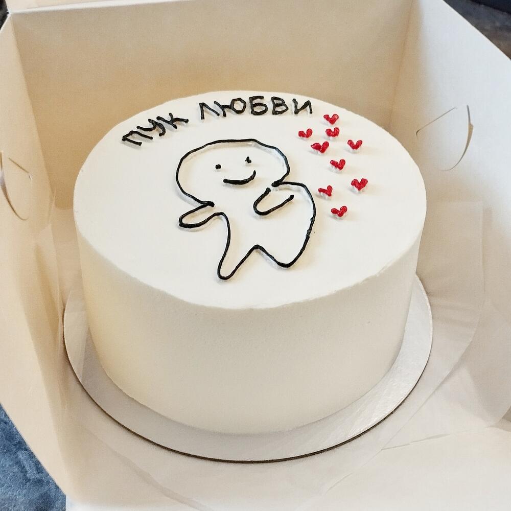 Бенто торт maxi Пук любви ,бенто на день Святого Валентина