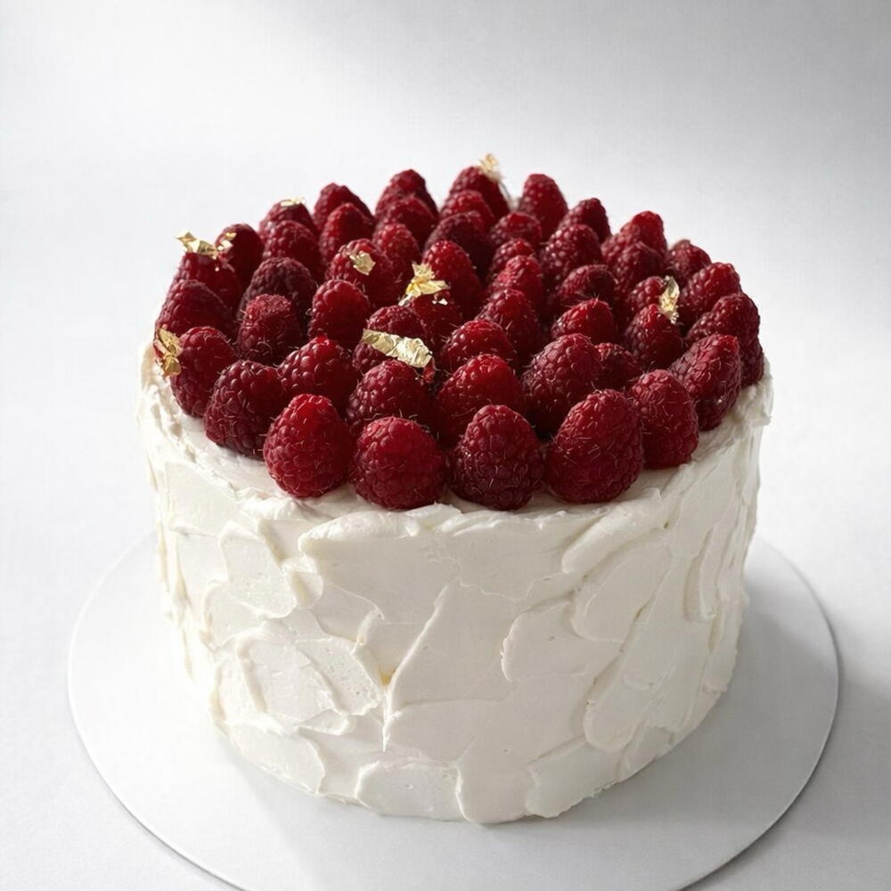 Бенто-торт Maxi со свежей малиной