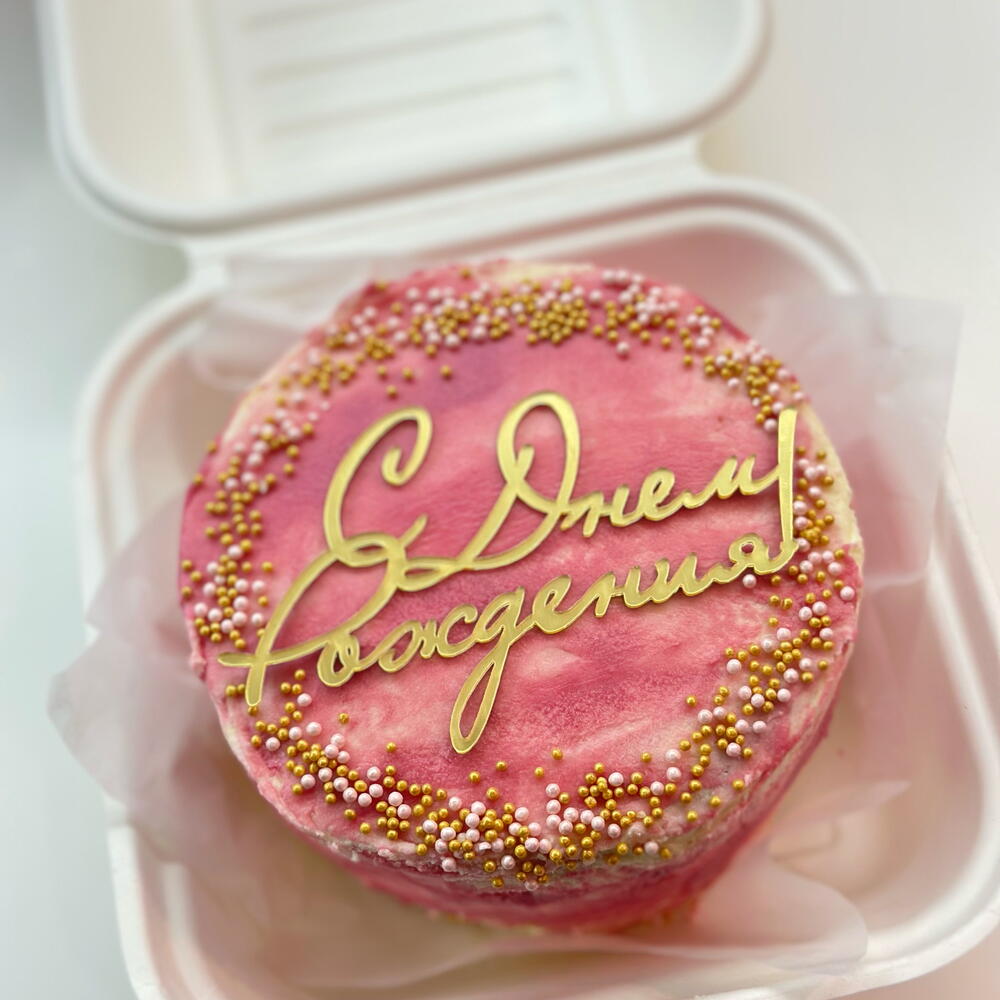 Бенто торт медовик