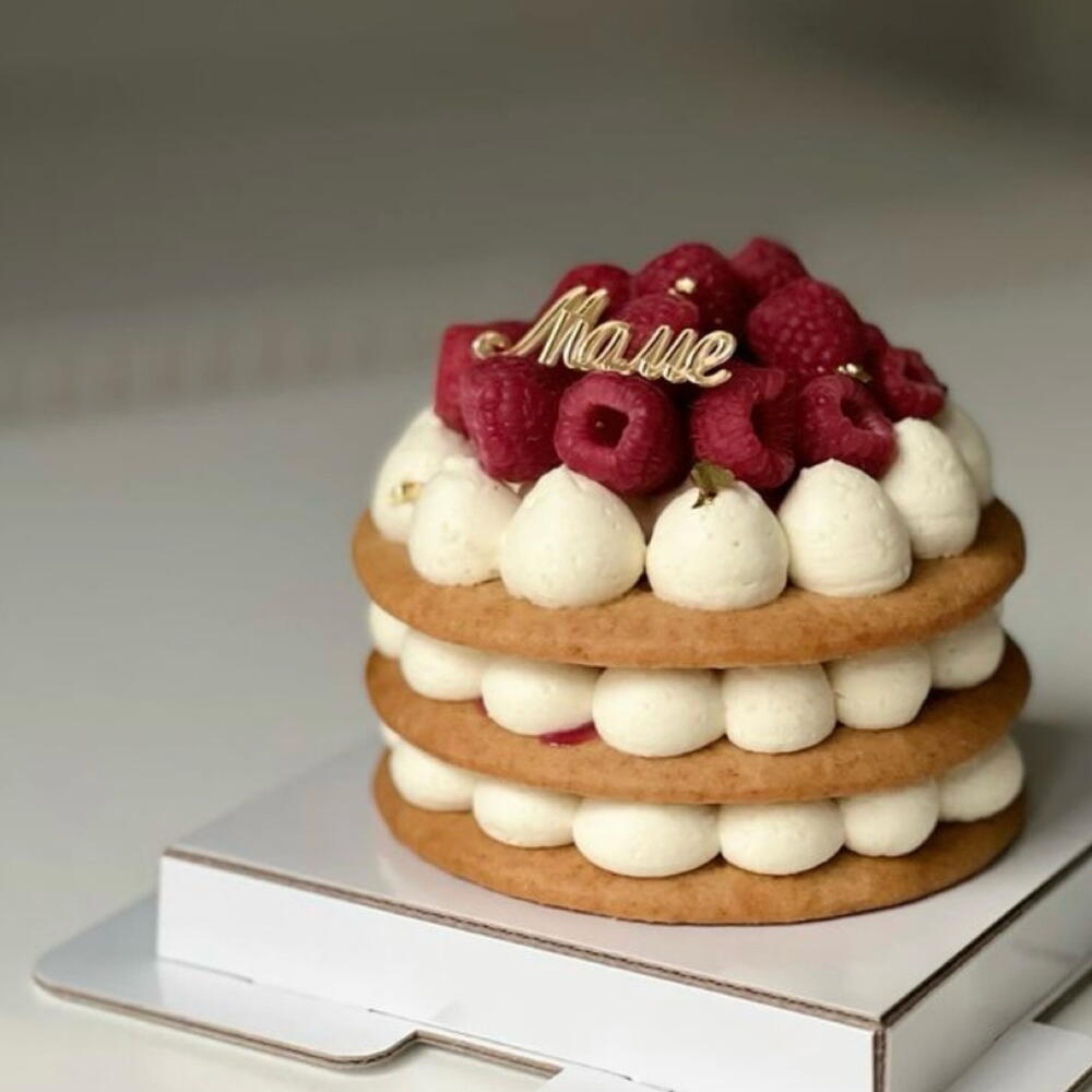 Бенто -торт медовик для маме🍰