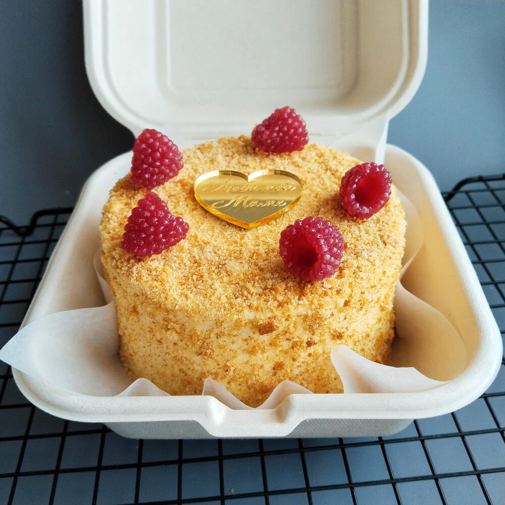 Бенто торт медовик маме