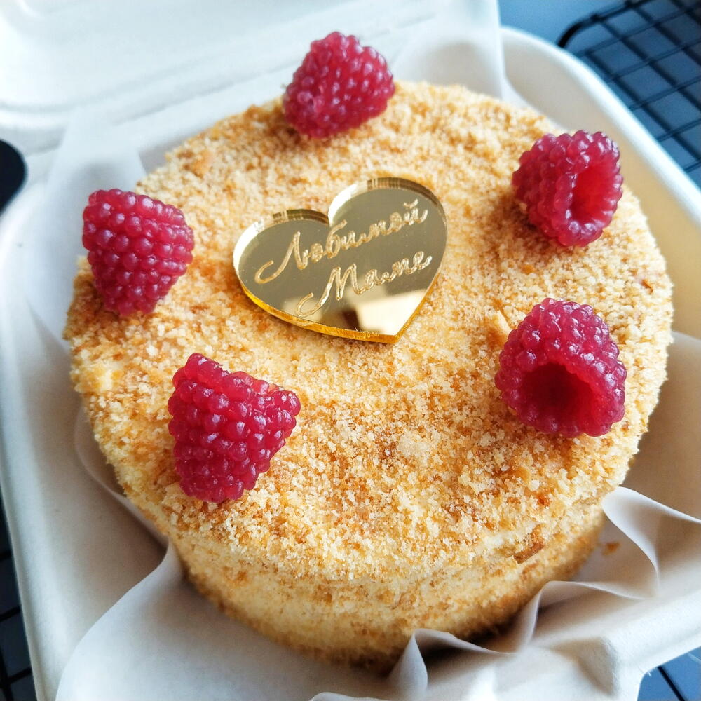 Бенто торт медовик маме