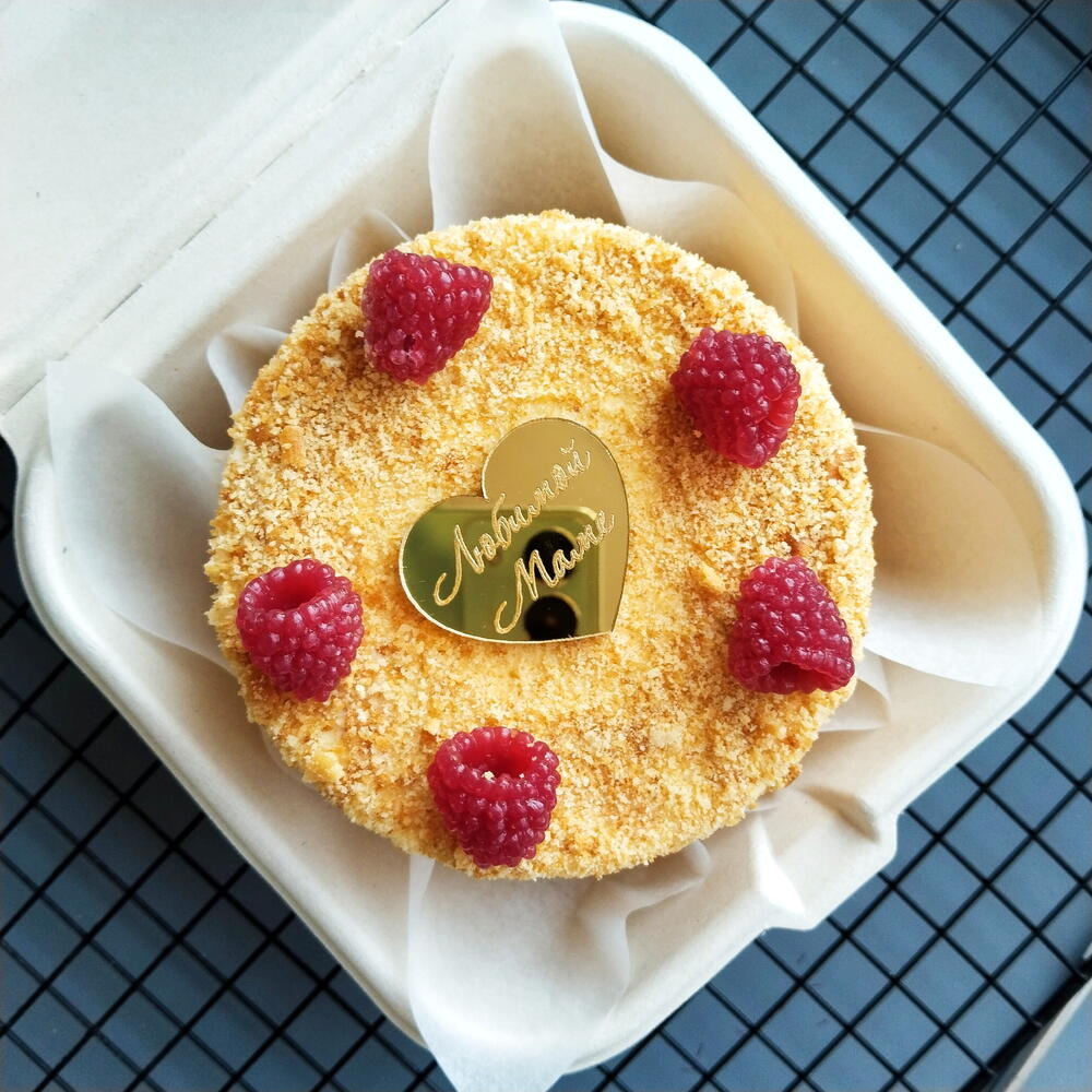 Бенто торт медовик маме