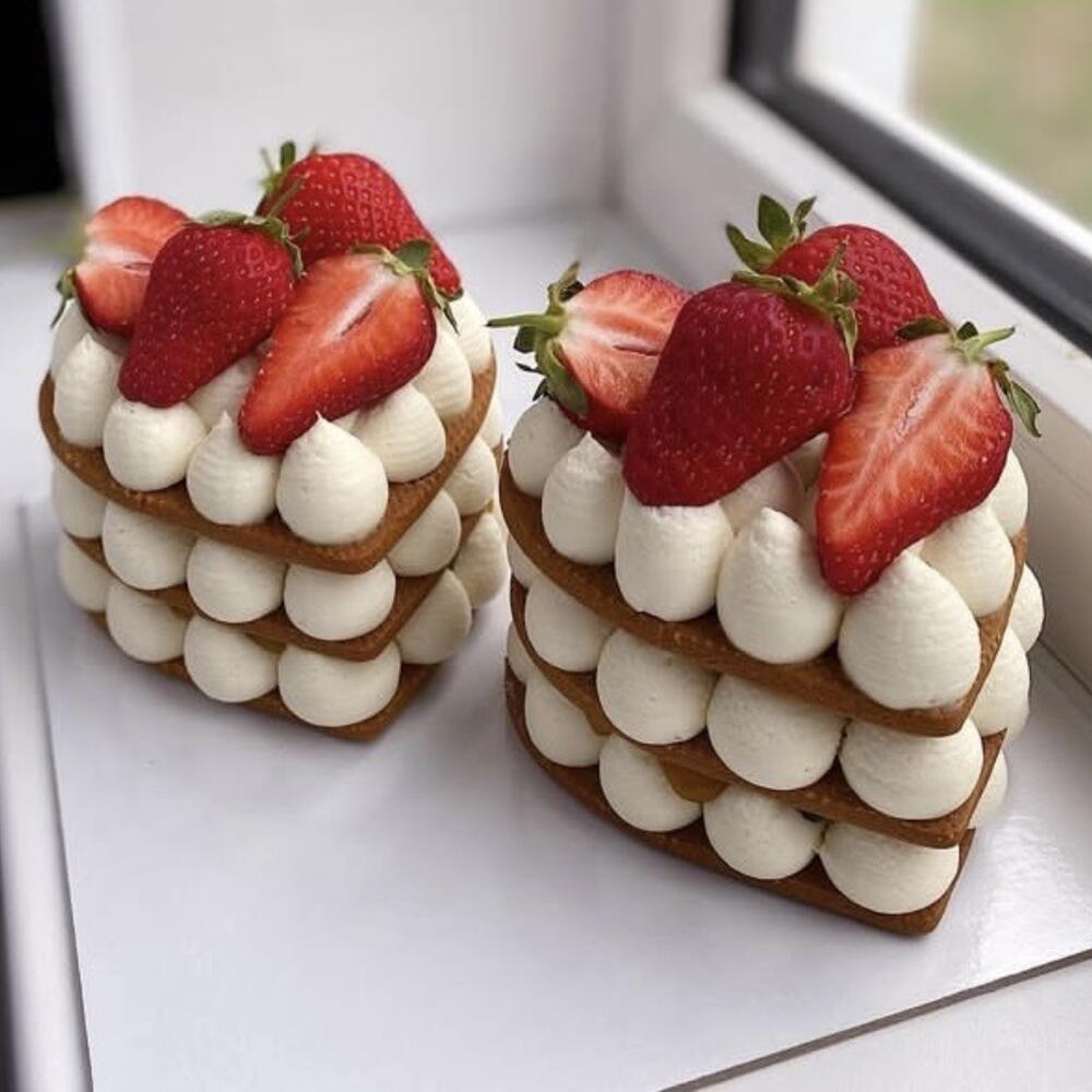 Бенто торт медовик сердце, подарок маме, свекрови, бабушке