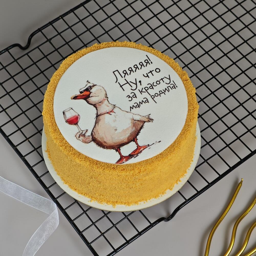 Бенто торт- медовик в подарок подруге, сестре, коллеге