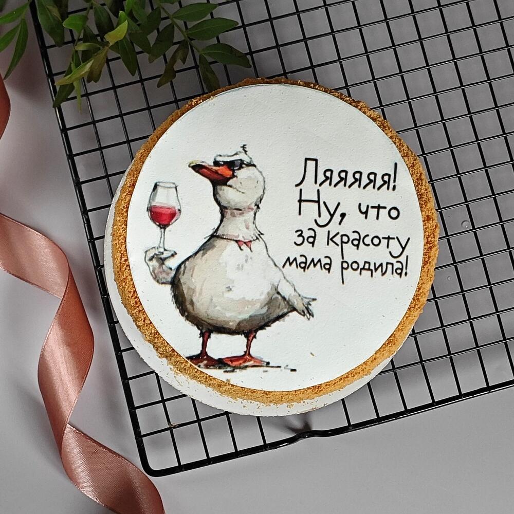 Бенто торт- медовик в подарок подруге, сестре, коллеге