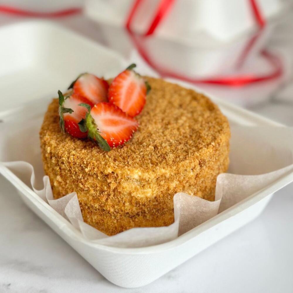 Бенто -торт "Медовик"классический