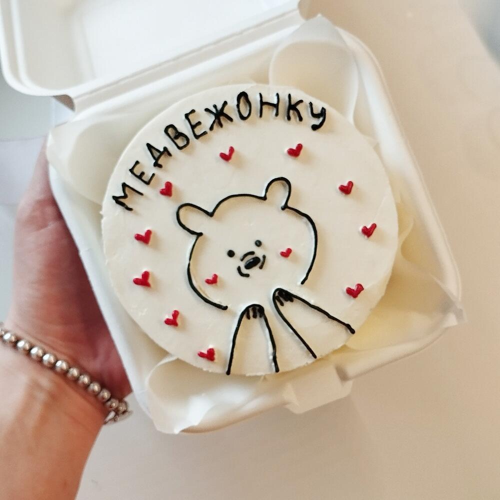 Бенто торт Медвежонку ,бенто парню ,бенто мужу