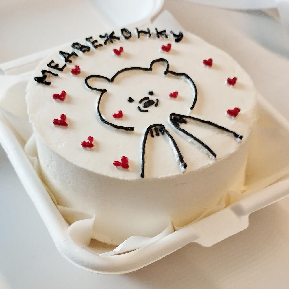 Бенто торт Медвежонку ,бенто парню ,бенто мужу