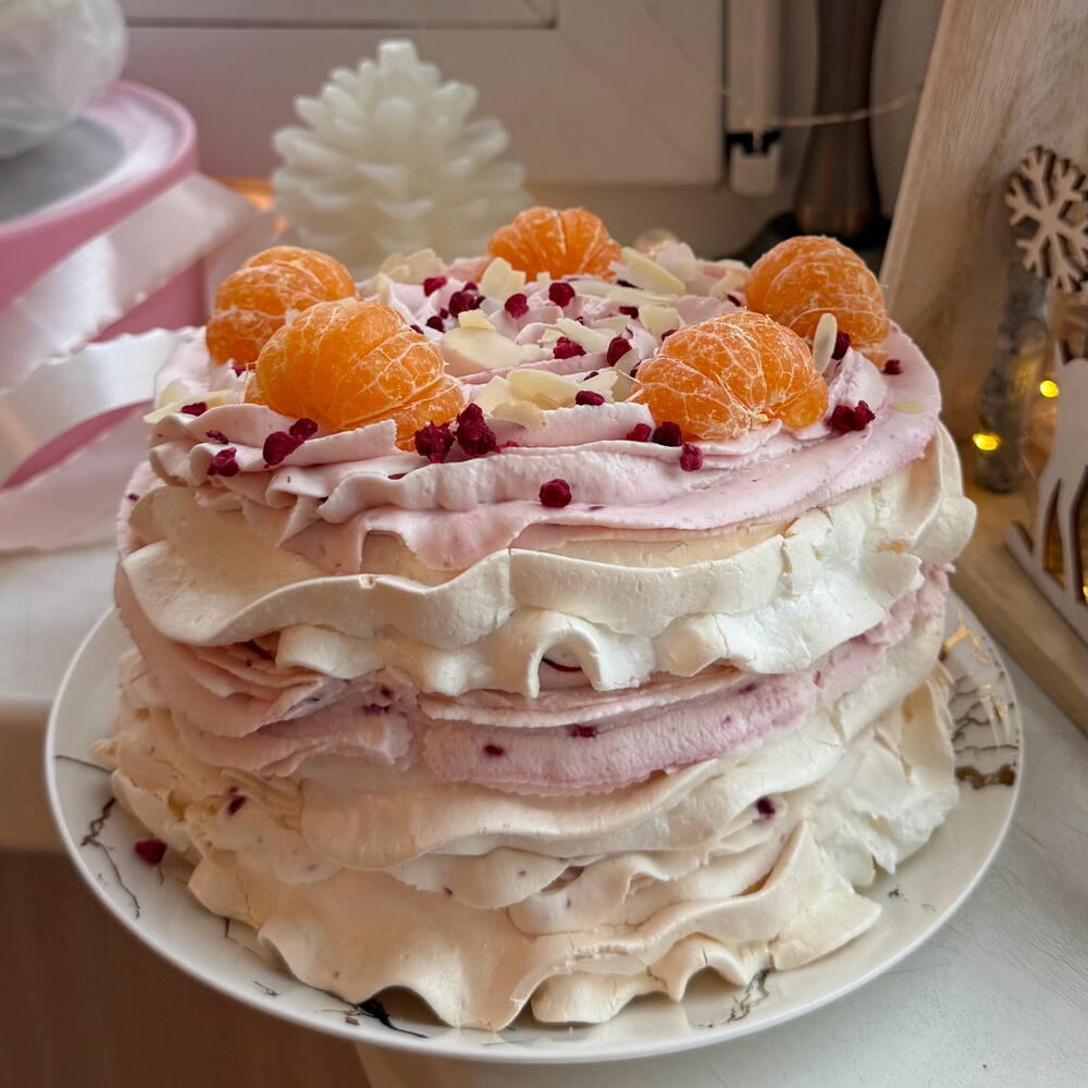 Бенто - торт Меренговый / Торт на 14 февраля , для мамы, на день рождения