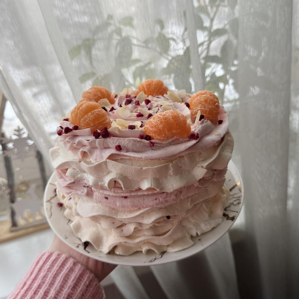 Бенто - торт Меренговый / Торт на 14 февраля , для мамы, на день рождения