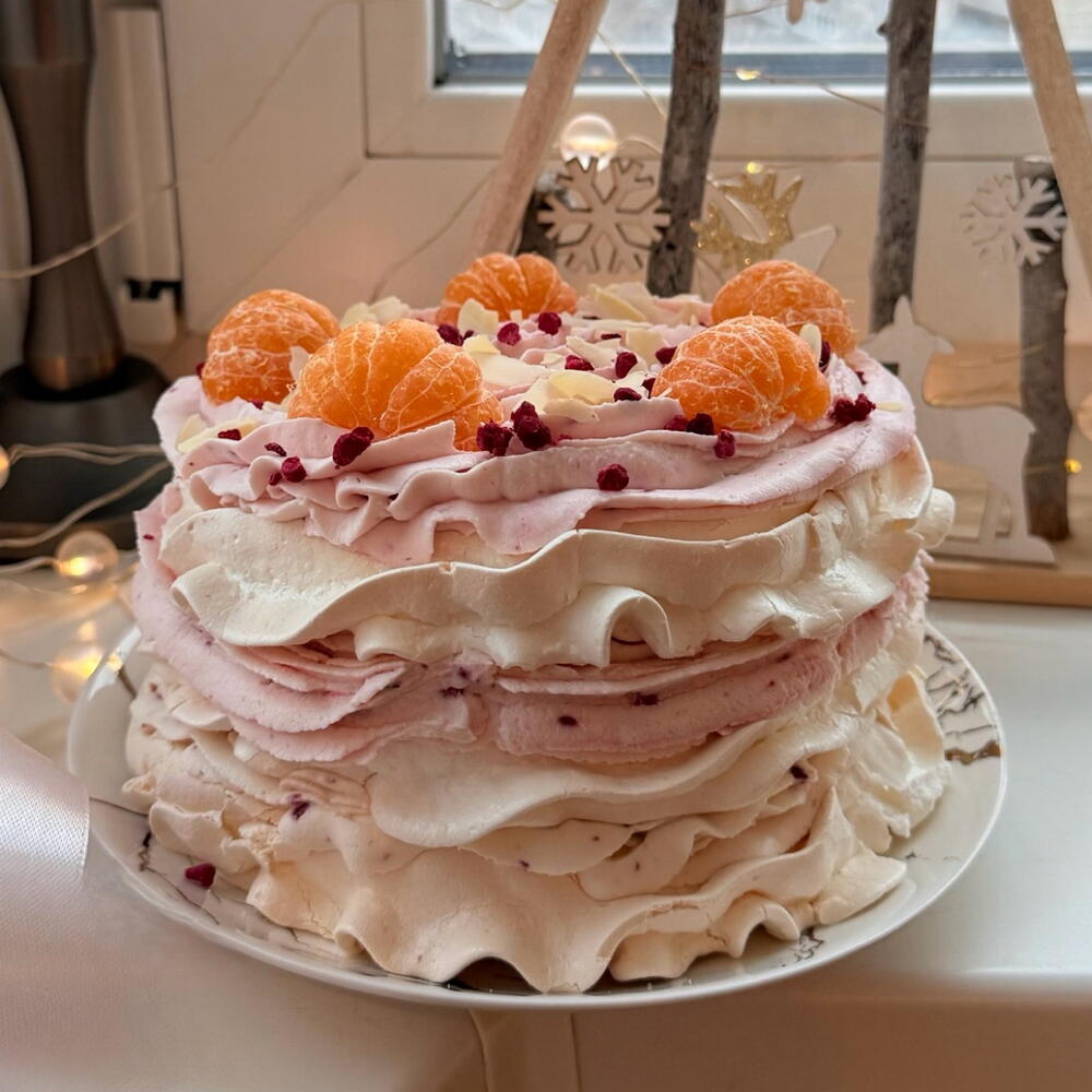 Бенто - торт Меренговый / Торт на 14 февраля , для мамы, на день рождения