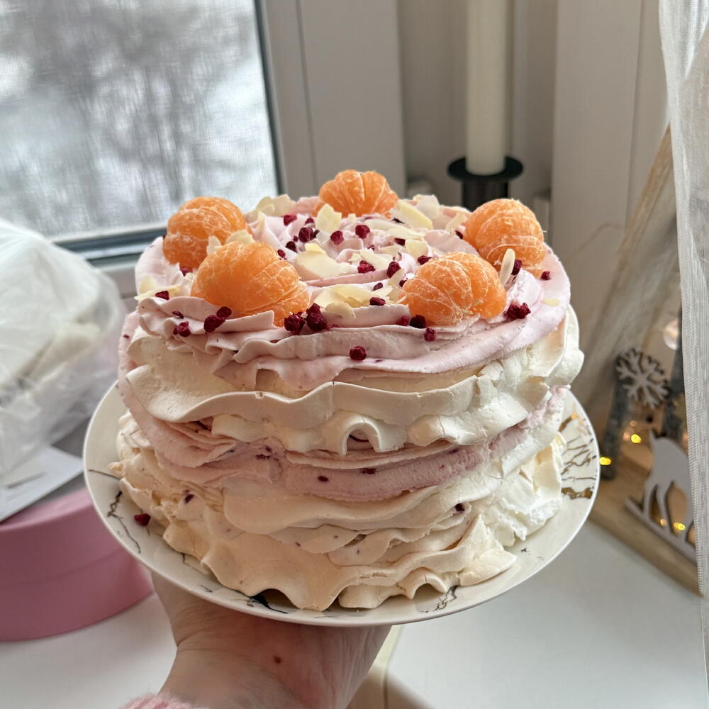 Бенто - торт Меренговый / Торт на 14 февраля , для мамы, на день рождения