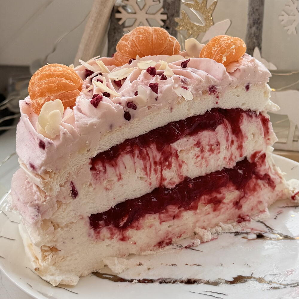 Бенто - торт Меренговый / Торт на 14 февраля , для мамы, на день рождения