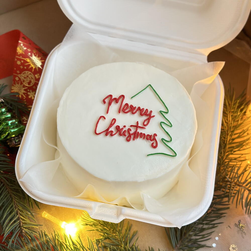 Бенто торт Merry Christmas