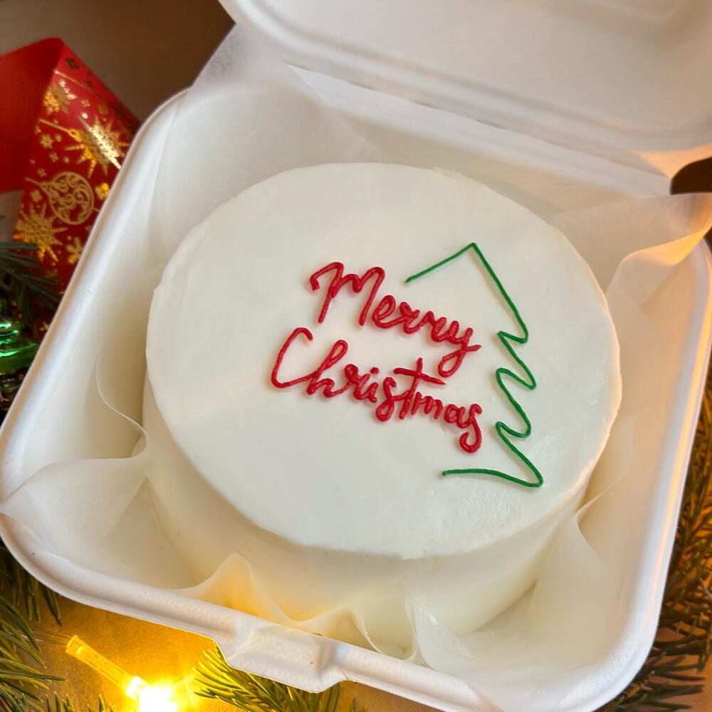 Бенто торт Merry Christmas