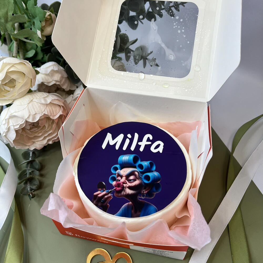 Бенто торт Milfa веселый праздник подруге девушке клубничное мороженое