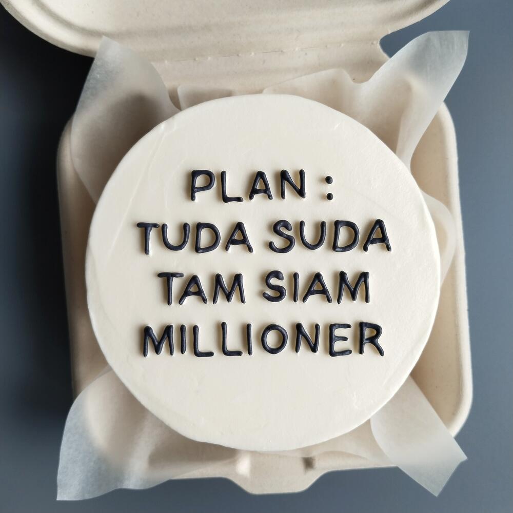 Бенто торт Миллионер на день рождения