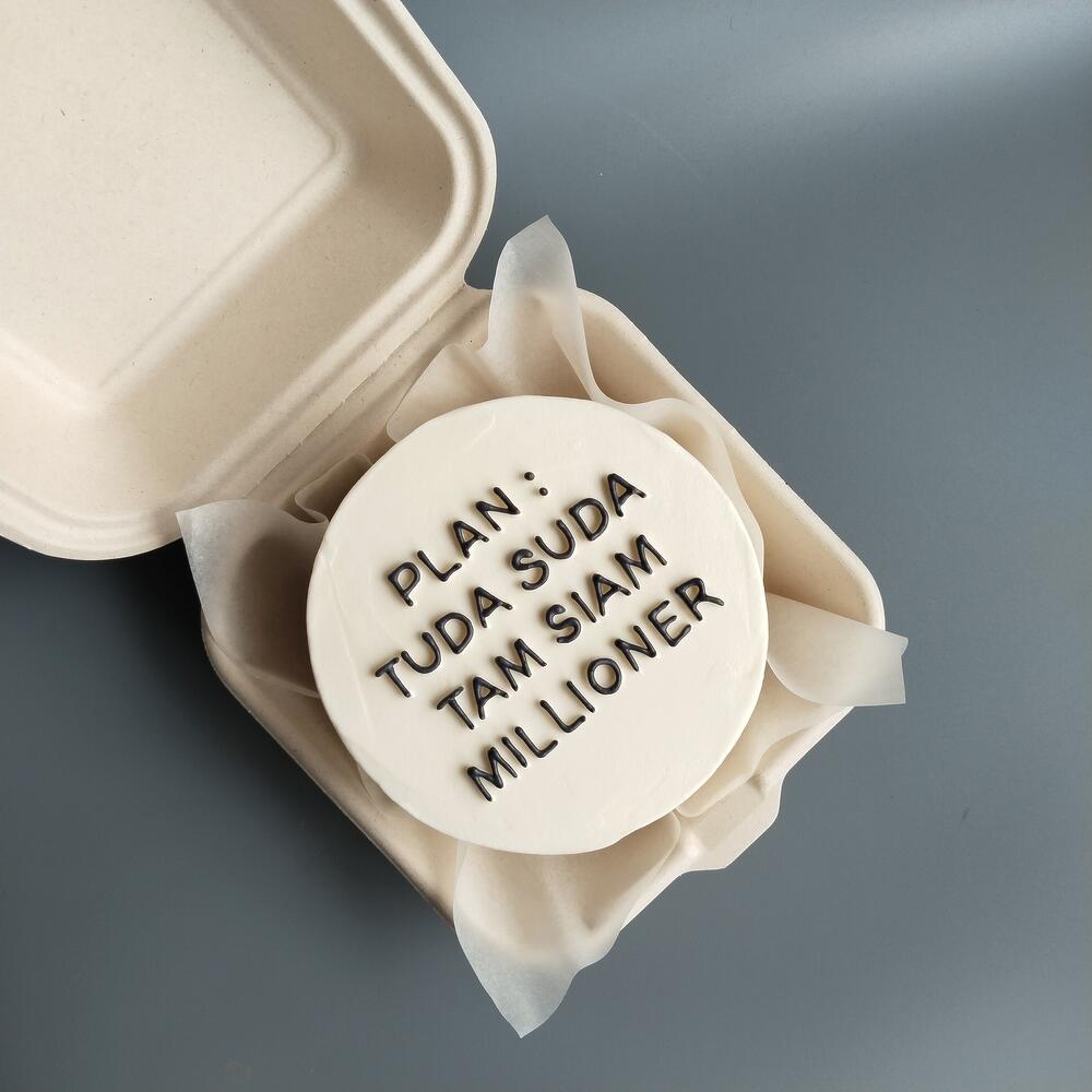 Бенто торт Миллионер на день рождения