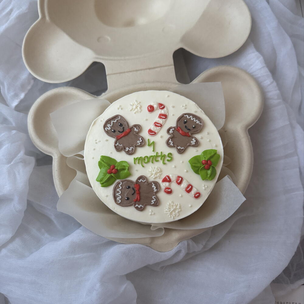 Бенто торт мини 4 месяца