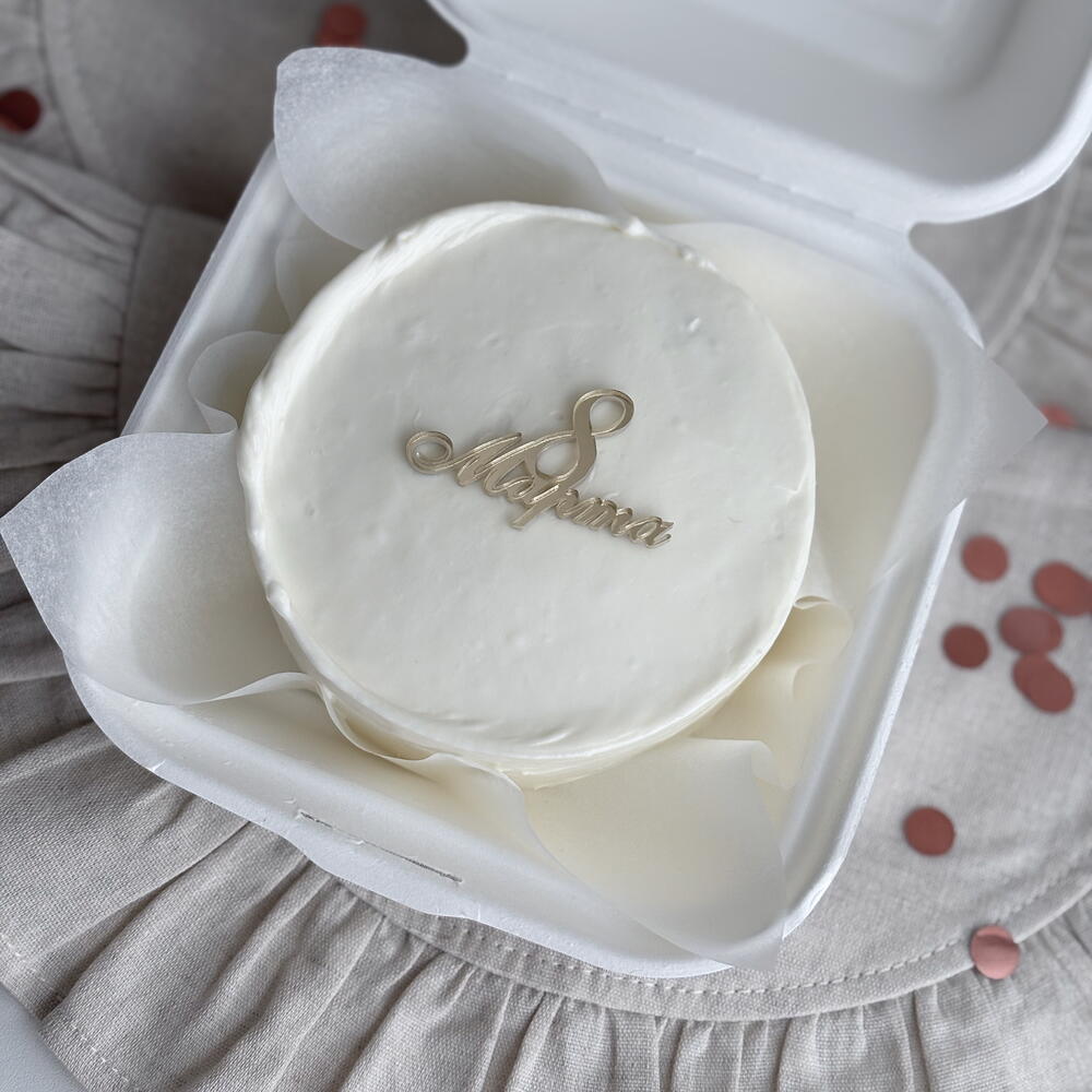 Бенто-торт минимализм "8 марта"