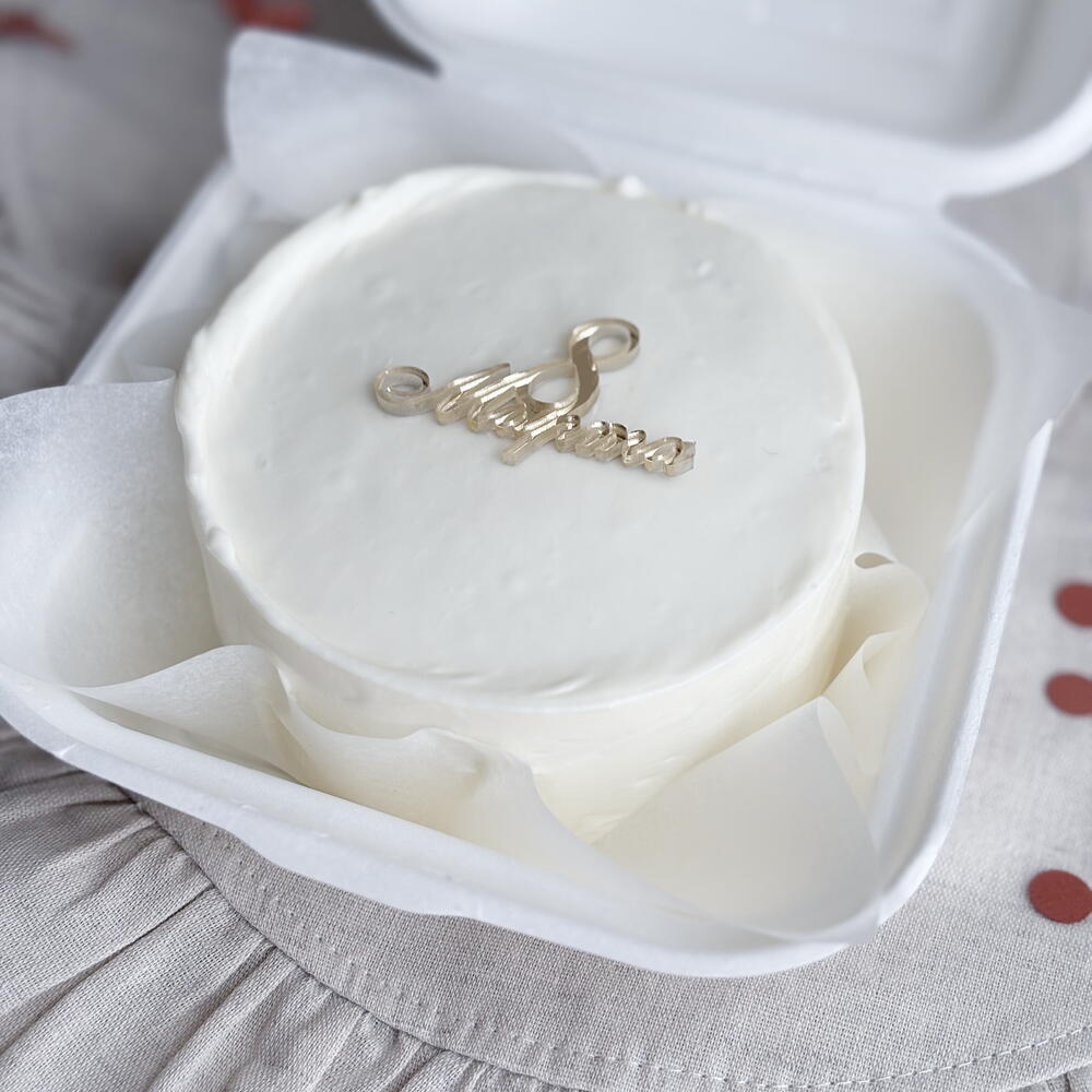 Бенто-торт минимализм "8 марта"