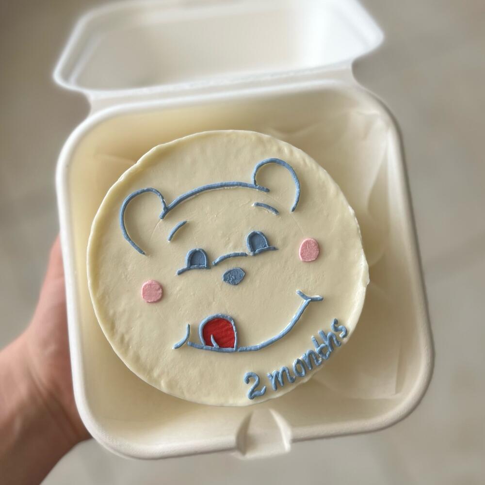 Бенто -торт мишка для малыша