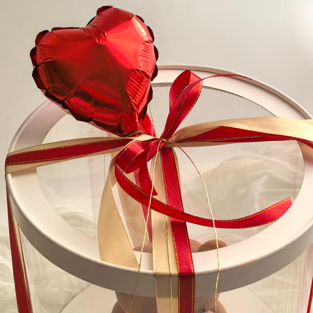 Бенто-торт Мишка с сердечком ️ "Шоколадное мороженое"