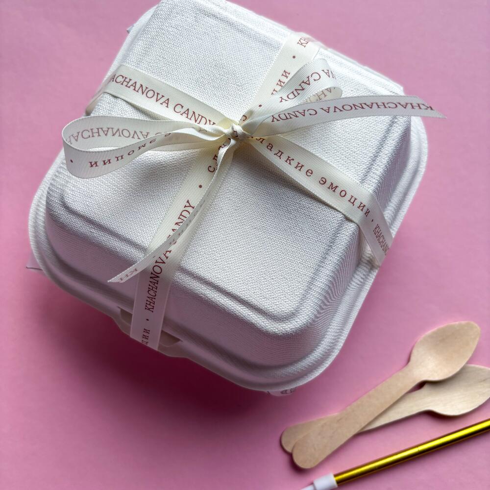 Бенто торт "Мишка с сердцем" девушке, любимой, жене, парню, мужу на 14 февраля