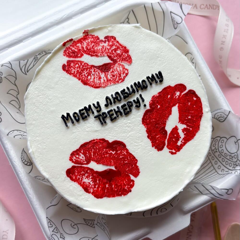 Бенто торт "Моему любимому тренеру" тренеру, наставнику, коучу