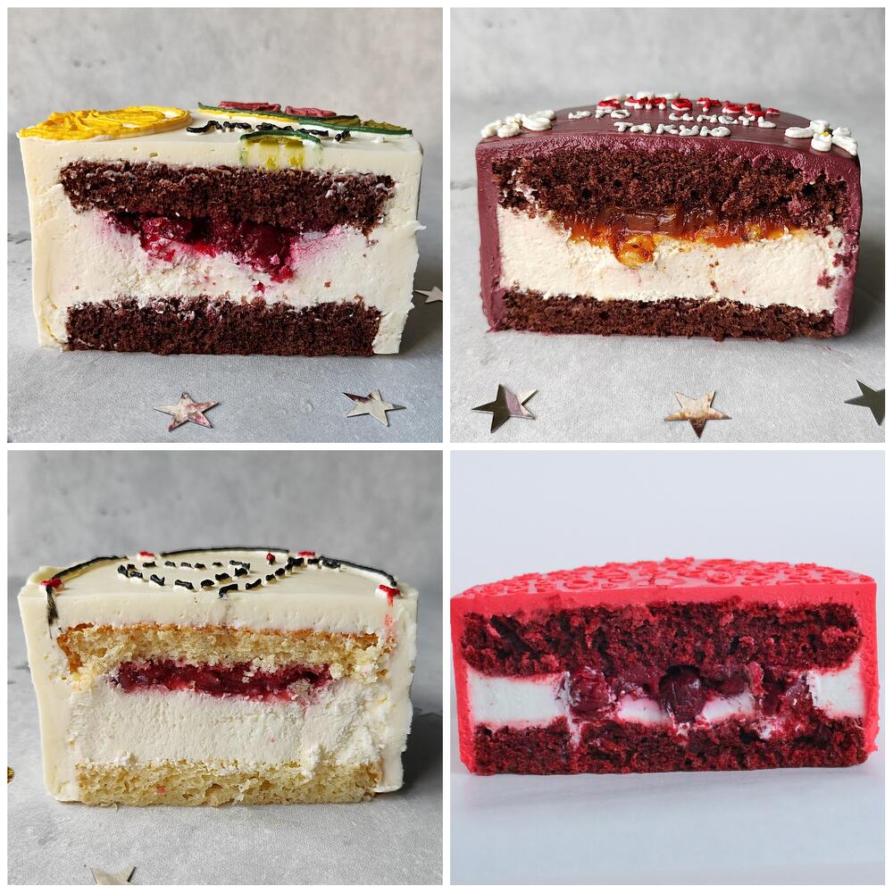 Бенто-торт "Моему жопсику" с котиками в подарок