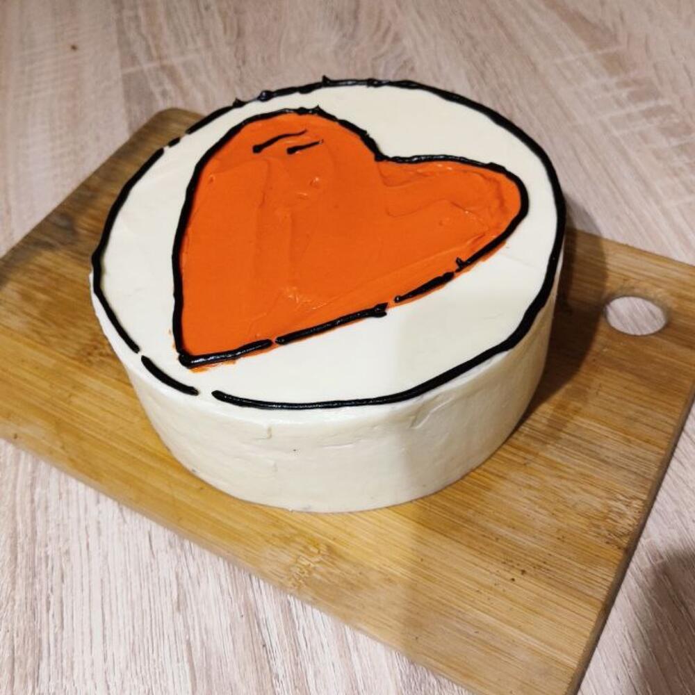 Бенто-торт "Молочный ломтик"