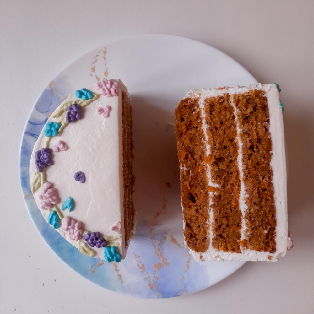 Бенто торт "Морковный кекс"