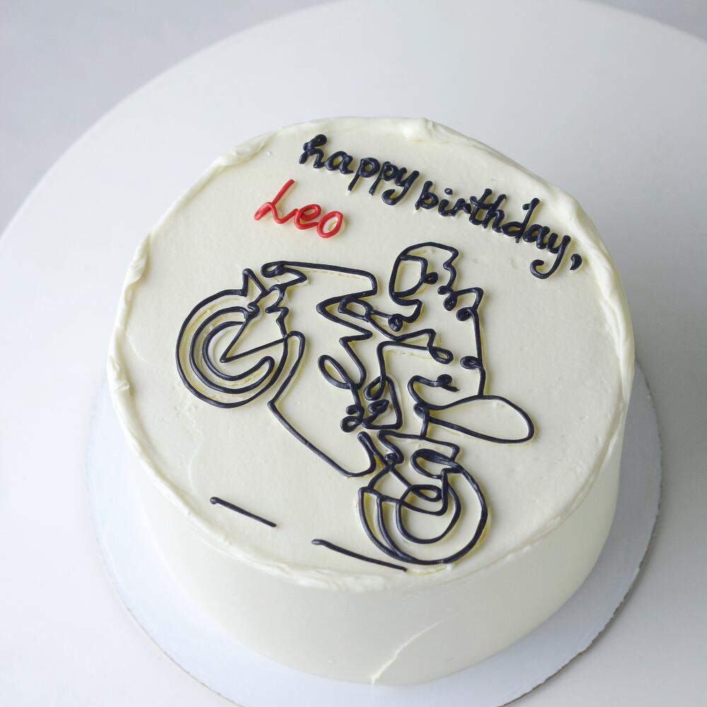 Бенто-торт мотоциклисту мужу парню