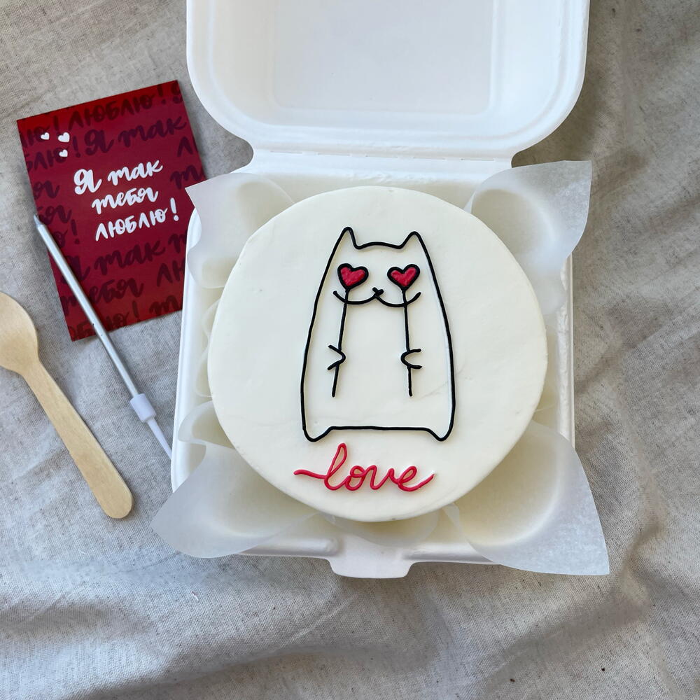 Бенто торт Мур любовь