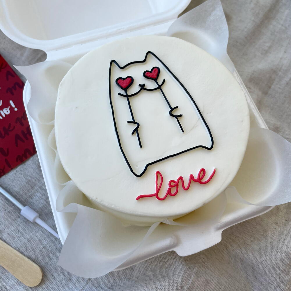 Бенто торт Мур любовь