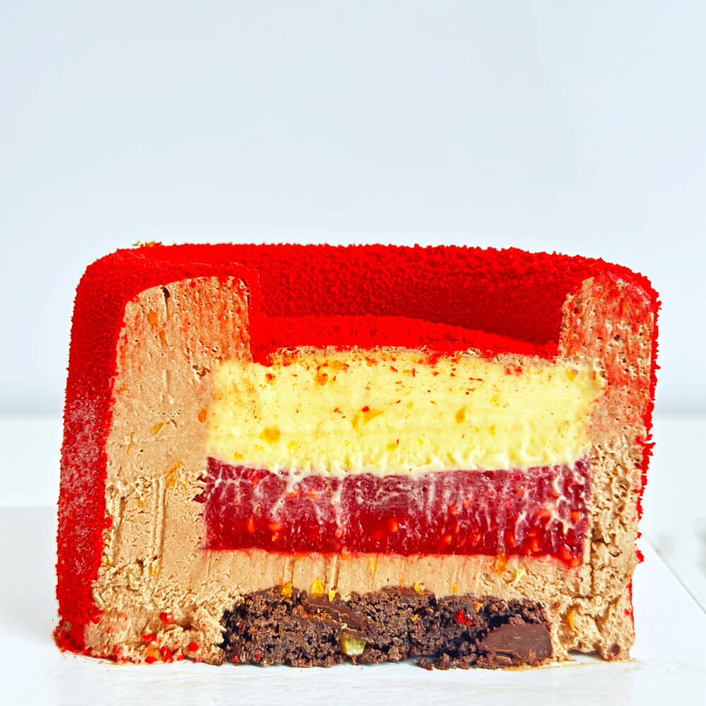 Бенто-торт муссовый - декор «Ключик к сердцу» любимой, любимому, жене, подруге, мужу, парню, на день всех влюблённых