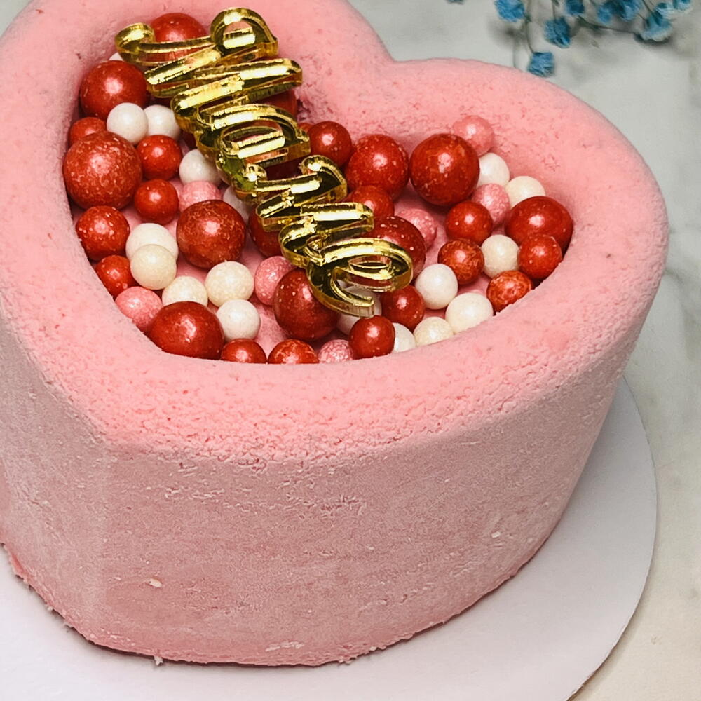 Бенто торт муссовый клубника/ лайм/ мята